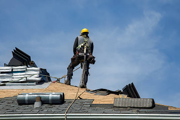Professional Metal Roofing technician working in Hopedale, MA